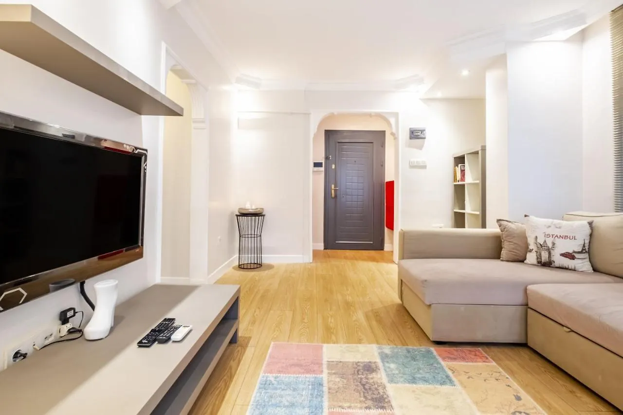 Vibrant Flat Close To Zorlu Center With Backyard 伊斯坦布尔